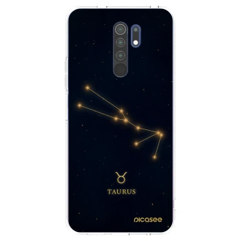 Picasee διαφανής θήκη σιλικόνης Xiaomi Redmi 9 - TAURUS