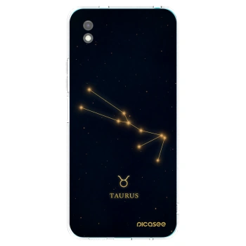 Picasee Μαύρη θήκη σιλικόνης για Xiaomi Redmi 9A - TAURUS