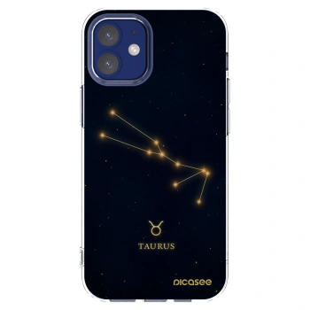 Picasee διαφανής θήκη σιλικόνης Apple iPhone 12 mini - TAURUS