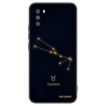 Picasee Μαύρη θήκη σιλικόνης για Xiaomi Poco M3 - TAURUS