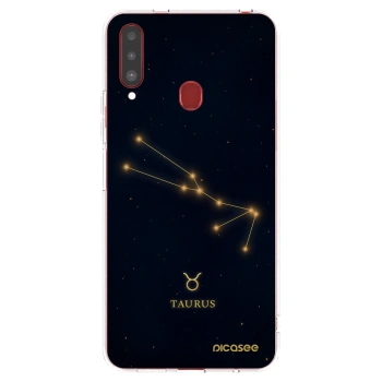 Picasee διαφανής θήκη σιλικόνης Samsung Galaxy A20s - TAURUS