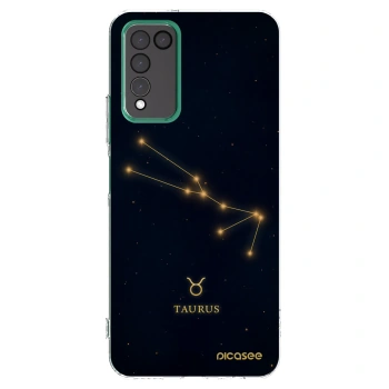 Picasee διαφανής θήκη σιλικόνης Honor 10X Lite - TAURUS