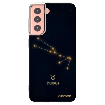 Picasee διαφανής θήκη σιλικόνης Samsung Galaxy S21 5G G991B - TAURUS