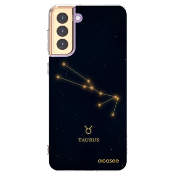 Picasee διαφανής θήκη σιλικόνης Samsung Galaxy S21+ 5G G996F - TAURUS