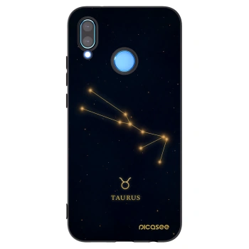 Picasee Μαύρη θήκη σιλικόνης για Huawei P20 Lite - TAURUS