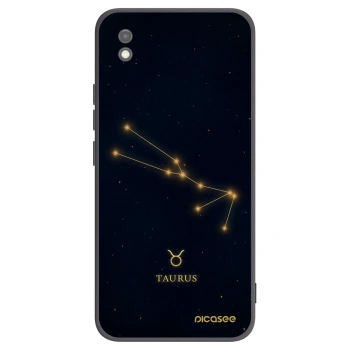 Picasee Μαύρη θήκη σιλικόνης για Xiaomi Redmi 9AT - TAURUS
