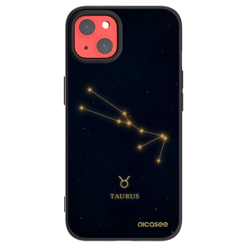 Picasee Μαύρη θήκη σιλικόνης για Apple iPhone 13 - TAURUS