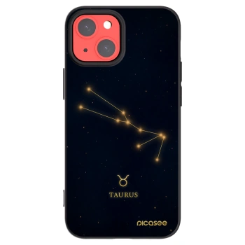 Picasee Μαύρη θήκη σιλικόνης για Apple iPhone 13 mini - TAURUS