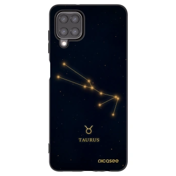 Picasee Μαύρη θήκη σιλικόνης για Samsung Galaxy M12 M127F - TAURUS