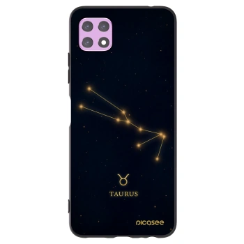 Picasee Μαύρη θήκη σιλικόνης για Samsung Galaxy A22 A226B 5G - TAURUS