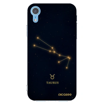 Picasee διαφανής θήκη σιλικόνης Apple iPhone XR - TAURUS