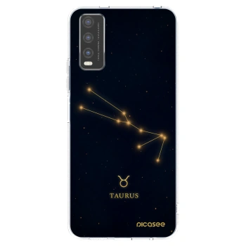 Picasee διαφανής θήκη σιλικόνης Vivo Y20s - TAURUS
