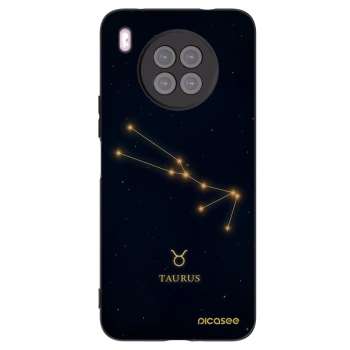 Picasee Μαύρη θήκη σιλικόνης για Huawei Nova 8i - TAURUS