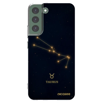 Picasee διαφανής θήκη σιλικόνης Samsung Galaxy S22+ 5G - TAURUS