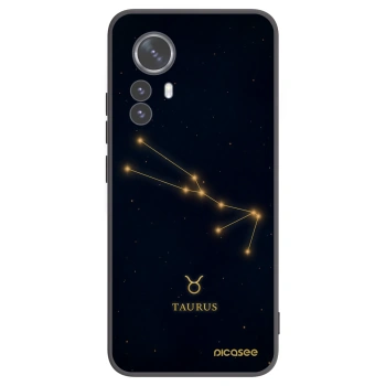 Picasee Μαύρη θήκη σιλικόνης για Xiaomi 12 Pro - TAURUS