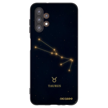 Picasee Μαύρη θήκη σιλικόνης για Samsung Galaxy A13 4G A135 - TAURUS