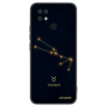 Picasee Μαύρη θήκη σιλικόνης για Xiaomi Redmi 10C - TAURUS