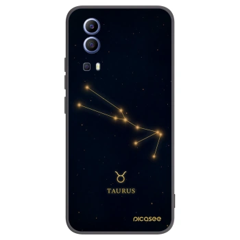 Picasee Μαύρη θήκη σιλικόνης για Vivo Y52 5G - TAURUS