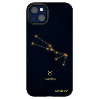 Picasee Μαύρη θήκη σιλικόνης για Apple iPhone 14 Plus - TAURUS
