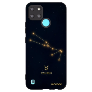 Picasee Μαύρη θήκη σιλικόνης για Realme C21Y - TAURUS