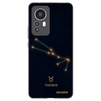 Picasee Μαύρη θήκη σιλικόνης για Xiaomi 12T - TAURUS