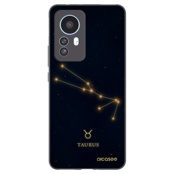 Picasee Μαύρη θήκη σιλικόνης για Xiaomi 12T Pro - TAURUS