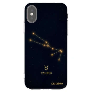 Picasee διαφανής θήκη σιλικόνης Apple iPhone X/XS - TAURUS