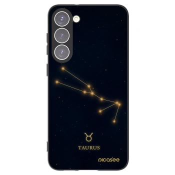 Picasee Μαύρη θήκη σιλικόνης για Samsung Galaxy S23+ 5G - TAURUS