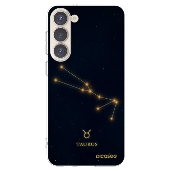 Picasee διαφανής θήκη σιλικόνης Samsung Galaxy S23+ 5G - TAURUS