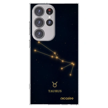 Picasee διαφανής θήκη σιλικόνης Samsung Galaxy S23 Ultra 5G - TAURUS