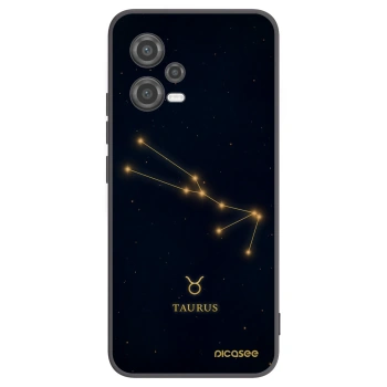 Picasee Μαύρη θήκη σιλικόνης για Xiaomi Poco X5 - TAURUS