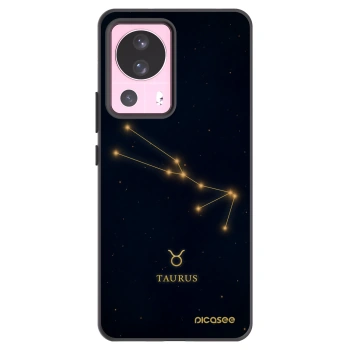 Picasee Μαύρη θήκη σιλικόνης για Xiaomi 13 Lite - TAURUS