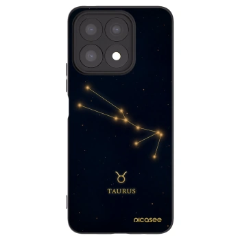 Picasee Μαύρη θήκη σιλικόνης για Honor X8a - TAURUS