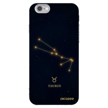 Picasee διαφανής θήκη σιλικόνης Apple iPhone 6/6S - TAURUS