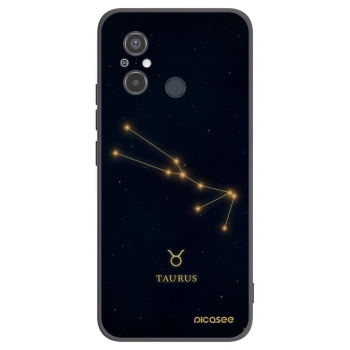 Picasee Μαύρη θήκη σιλικόνης για Xiaomi Redmi 12C - TAURUS