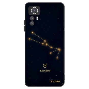 Picasee Μαύρη θήκη σιλικόνης για Xiaomi Redmi Note 12S - TAURUS