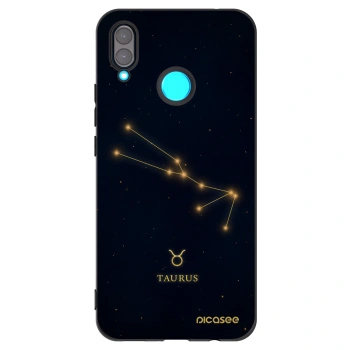 Picasee Μαύρη θήκη σιλικόνης για Huawei Nova 3 - TAURUS