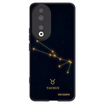 Picasee Μαύρη θήκη σιλικόνης για Honor 90 5G - TAURUS