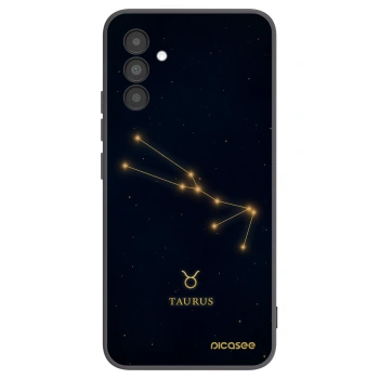 Picasee Μαύρη θήκη σιλικόνης για Samsung Galaxy A04s A047F - TAURUS
