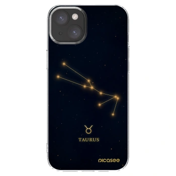 Picasee διαφανής θήκη σιλικόνης Apple iPhone 15 Plus - TAURUS