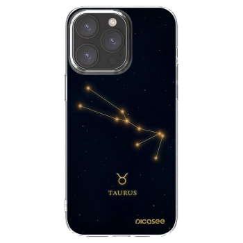 Picasee διαφανής θήκη σιλικόνης Apple iPhone 15 Pro Max - TAURUS