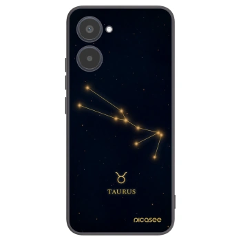 Picasee Μαύρη θήκη σιλικόνης για Realme 10 4G - TAURUS
