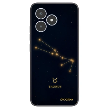 Picasee Μαύρη θήκη σιλικόνης για Realme C53 - TAURUS