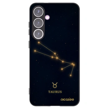 Picasee Μαύρη θήκη σιλικόνης για Samsung Galaxy S24+ S926B 5G - TAURUS