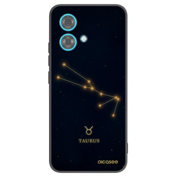 Picasee Μαύρη θήκη σιλικόνης για Motorola Edge 40 Neo - TAURUS