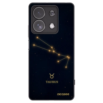 Picasee Μαύρη θήκη σιλικόνης για Xiaomi Redmi Note 13 Pro 4G - TAURUS