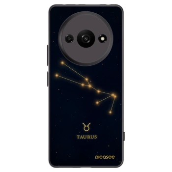 Picasee Μαύρη θήκη σιλικόνης για Xiaomi Redmi A3 - TAURUS