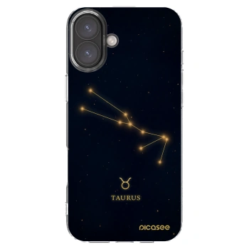 Picasee διαφανής θήκη σιλικόνης Apple iPhone 16 Plus - TAURUS