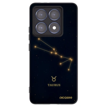Picasee Μαύρη θήκη σιλικόνης για Xiaomi 14T Pro - TAURUS