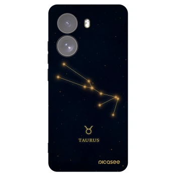 Picasee Μαύρη θήκη σιλικόνης για Xiaomi Poco X7 - TAURUS